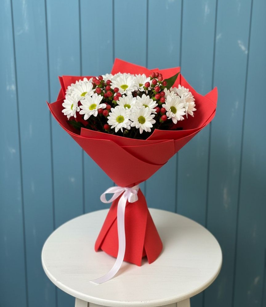 Букет цветов из: Хризантемы в Шлиссельбурге