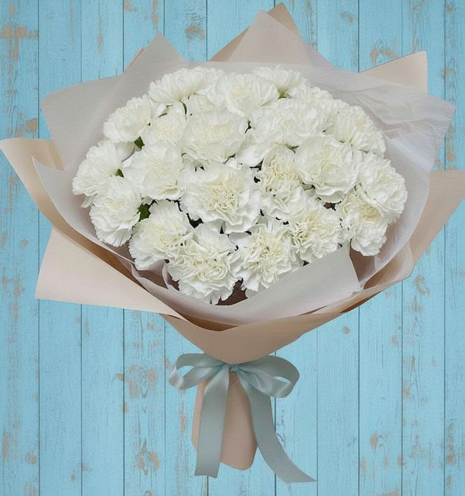 Букет цветов из: Гвоздики в Шлиссельбурге