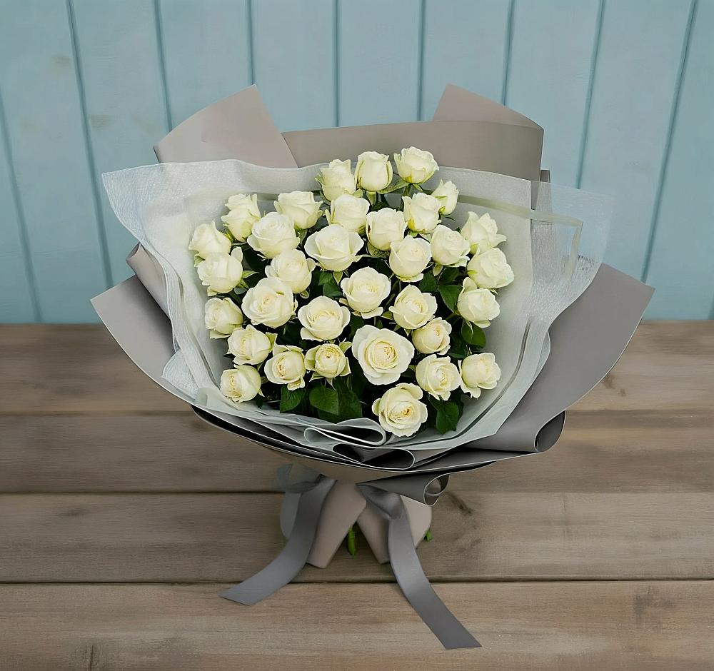 Букет Белоснежная нежность в Шлиссельбурге