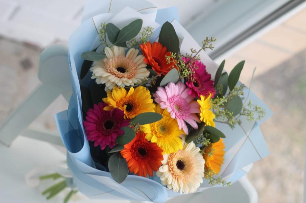 Букет цветов из: Герберы в Шлиссельбурге