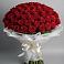 Букет 101 Красная роза Блэк Мэджик в Шлиссельбурге