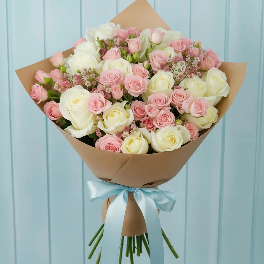 Букет цветов из: Розы в Шлиссельбурге