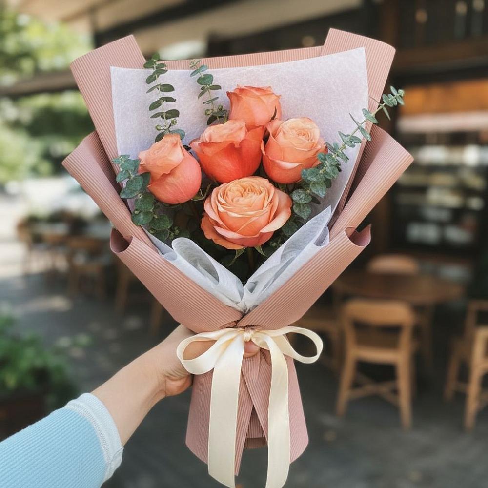 Букет цветов из: Розы в Шлиссельбурге