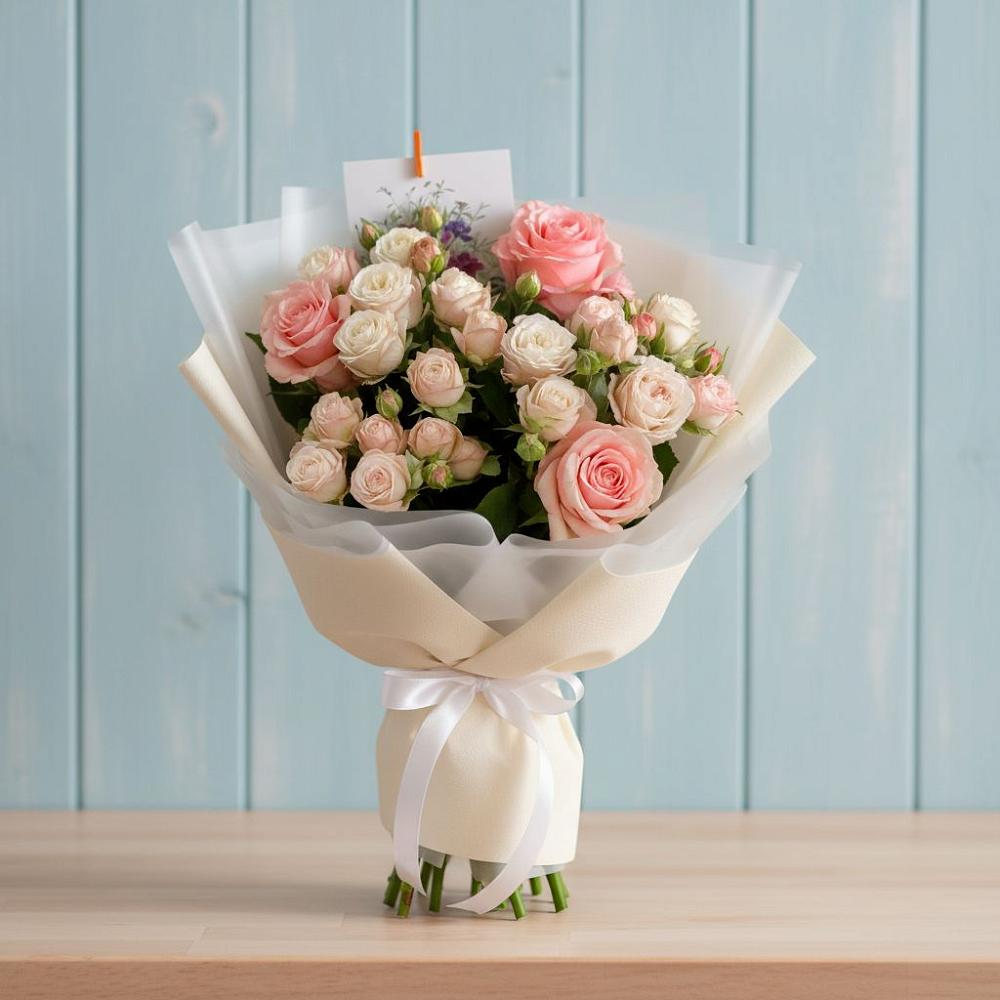 Букет цветов из: Розы в Шлиссельбурге