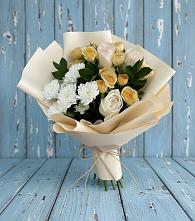 Букет цветов из:  Розы и Хризантемы #REPLACE_PRED# Шлиссельбурге