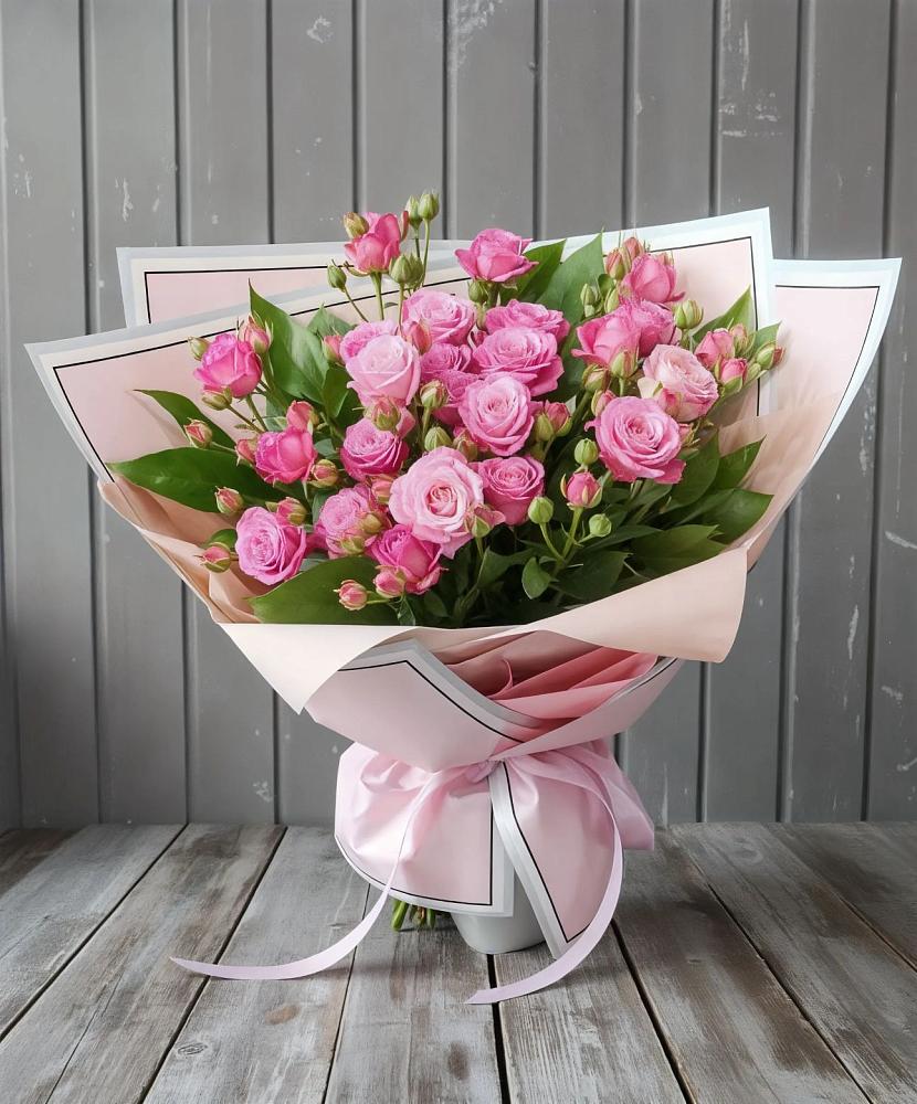 Букет Розовый кустик в Шлиссельбурге