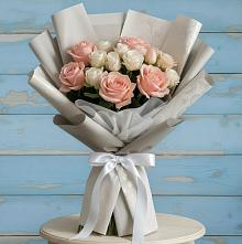 Букет цветов из:  Розы в Шлиссельбурге