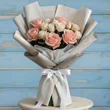 Букет цветов из:  Розы в Шлиссельбурге