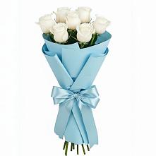 Букет 7 белых роз Проуд #REPLACE_PRED# Шлиссельбурге