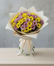 Букет цветов из:  Хризантемы в Шлиссельбурге