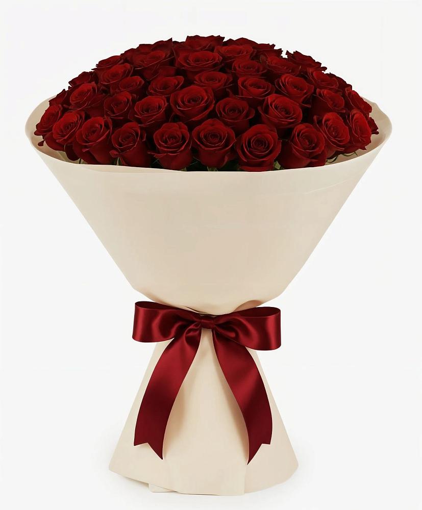 Букет 101 Бордовая роза Блэк Бакарра в Шлиссельбурге